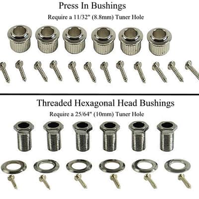 Kluson Revolution Locking Tuners 3x3 Pearloid keystone button Nickel KRGLNC-3-NP image 2