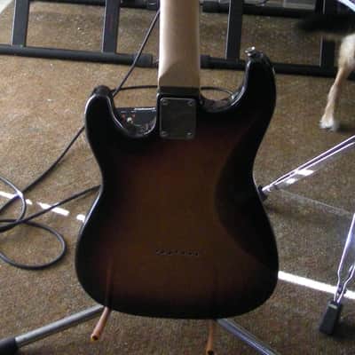 Fender Squier Standard VII (7-string) Strat Dark Sunburst image 6