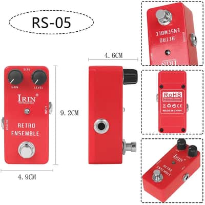 Irin RS-05 Retro Ensemble Chorus Pedal Simulate the Retro Chorus Effect True Bypass, price include the import duty to US buyer image 7