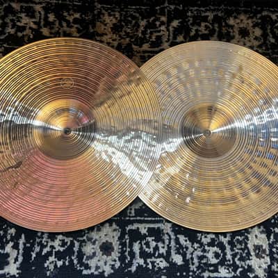 Paiste 14" Signature Dark Crisp Hi-Hat Cymbals (Pair) - Traditional image 3