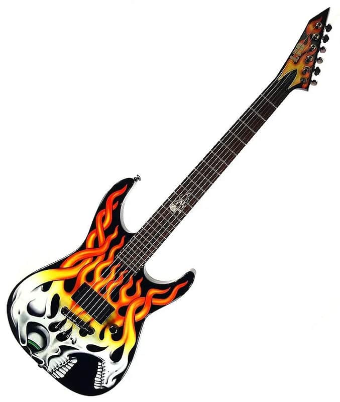 ESP LTD Screaming Skull Graphic 2009 image 1