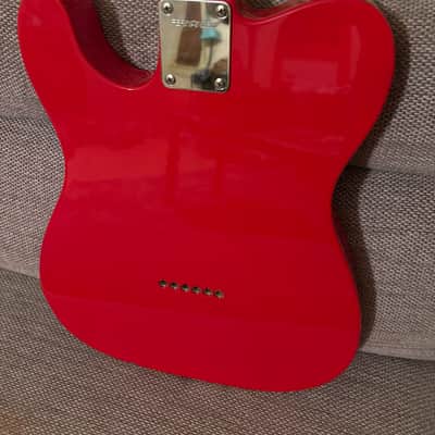 Fernandes TE-3 Telecaster Thinline Red modded MIJ Japan image 9