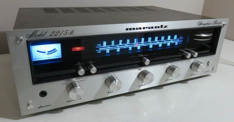 MARANTZ 2215B STEREO RECEIVER WORKS PERFECT SERVICED FULLY RECAPPED A+ CONDITION image 1