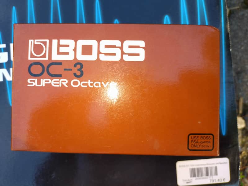 Boss OC-3 Super Octave (Dark Gray Label) 2003 - Present - Brown image 1
