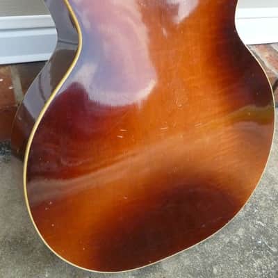 1935 Harmony Gene Autry Old Santa Fe Archtop - Amber Sunburst image 5