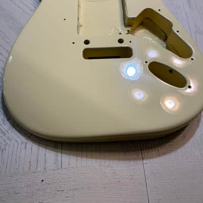 Fender American Stratoscaster ‘96 Body 1996 - Olympic white Gloss image 10