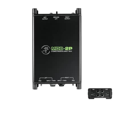 Mackie MDB-2P Stereo Passive Direct Box-NEW image 1