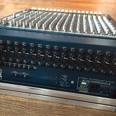 Vintage Allen & Heath All-Analog MixWizard 16:2 in Custom Hybrid Cases Road Case image 2