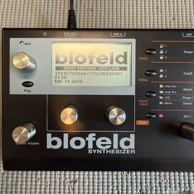 Waldorf Blofeld Desktop Synthesizer Black Shadow