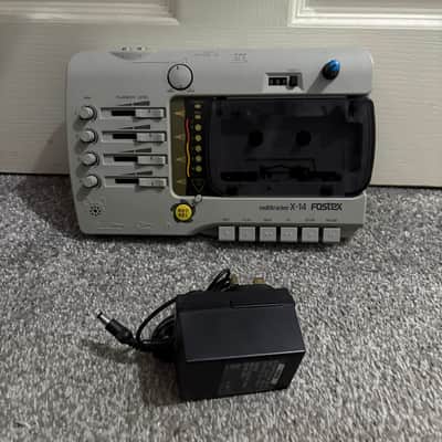 Fostex X14 Vintage Analog 4 Track Cassette Multitracker Recorder Portastudio [custom pitch mod] image 1