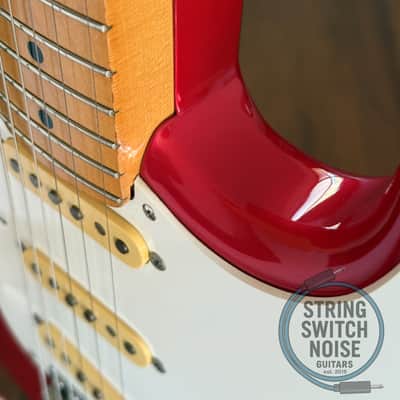Fender Stratocaster, RARE, Dakota Red Metallic, 1990, ST-500VM , MIJ image 17