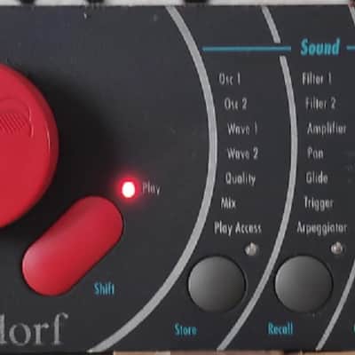 Waldorf Microwave II Rackmount Wavetable Synthesizer 1997 - Black image 12