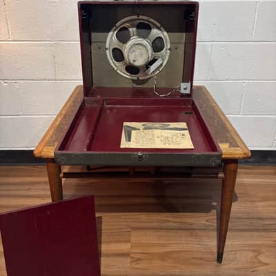 RCA Victor 1x12 speaker cab 1940’s - Original Military olive image 8