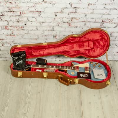 Gibson - Les Paul Standard 50s Figured Top - Electric Guitar - Ocean Blue - w/ Hardshell Case image 10