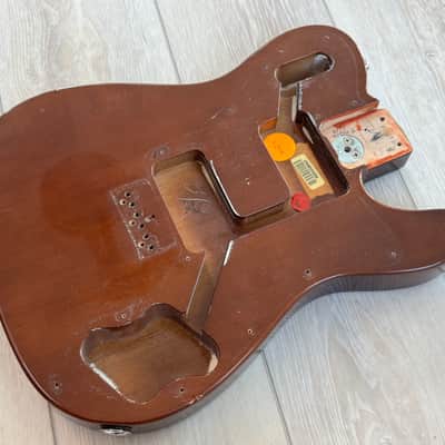 2003 Vintage Fender 1970 Telecaster Deluxe 72 73 75 Tele Mocha BODY image 3