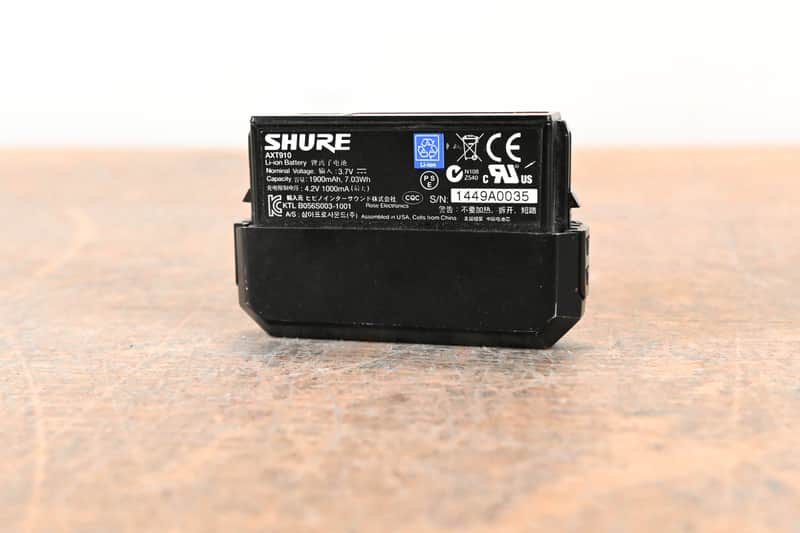 Shure Shure AXT910 Axient Bodypack Rechargeable Battery
