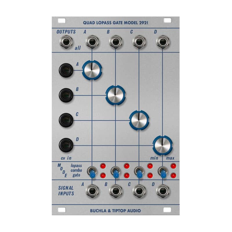 Tiptop Audio Buchla 292t Quad Lopass Gate image 1
