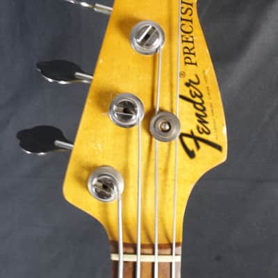 1975 Vintage Fender Precision Bass Guitar Fretless w/ Natural Finish & HSC image 17