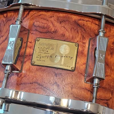 Sonor HLD-581RH 14"x 6.5" Horst Link Signature Heavy Beech **Rare 10-Lug Version** image 9