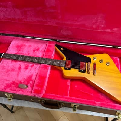 Epiphone Inspired by Gibson ‘58 Korina Explorer 2024 - natural with black pickguard image 6
