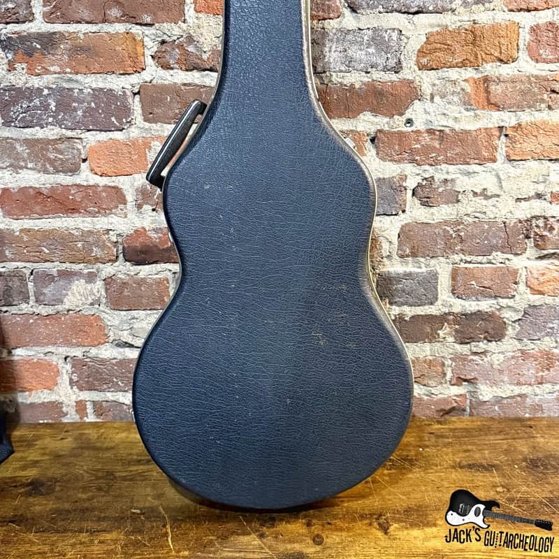 Vintage Japanese Guitar Case (1960s - Black) image 1
