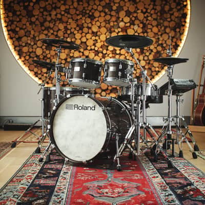 Roland VAD716 Electronic Drum Kit - Gloss Ebony image 3