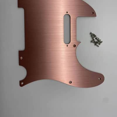 Rose Gold Aluminum Guitar Telecaster Tele Style Pickguard Scratch Plate image 2