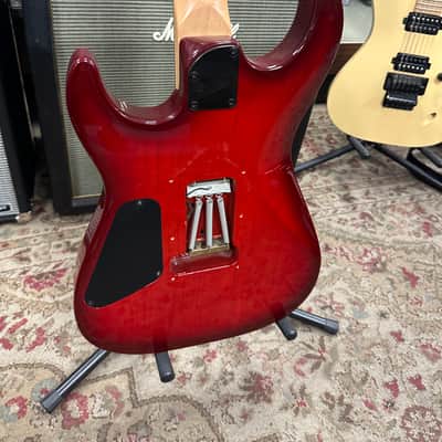 Squier Stagemaster HH - Red - Quilted Top image 4