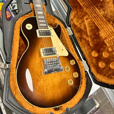 CLEAN! 1983 Gibson Les Paul Standard w/Factory Kahler Tremolo & Original Chainsaw Case - Tobacco Burst image 21