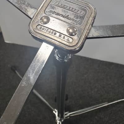 Ludwig Vintage "standard" snare stand flat base 1960 - chrome image 3