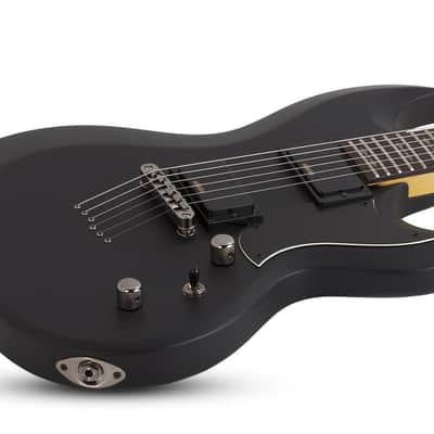 Schecter Demon S-II Electric Guitar in Satin Black image 2