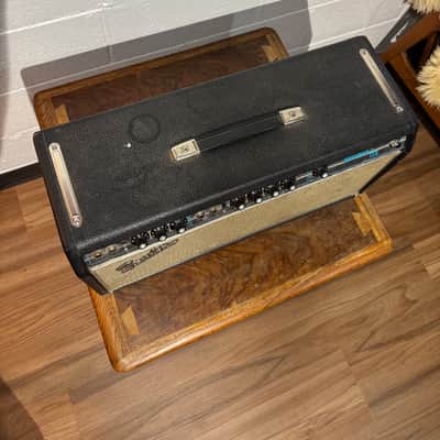 Fender Bassman Ten 2-Channel 50-Watt Guitar Head 1976 - Drip Edge 1968 Cab image 5