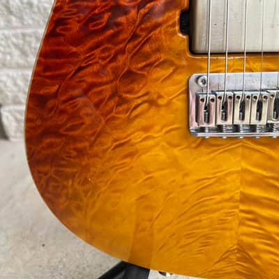 Tom Anderson Guitarworks Li'l Angel 2024 - Quilt Top Fire Wake Surf image 15