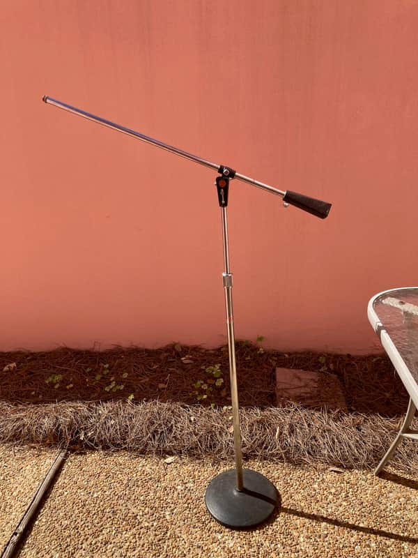 Atlas Sound Boom Mic Stand 1970's Chrome image 1