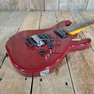Kramer Pacer with Floyd Rose Trem - Burgundy 1980s image 9