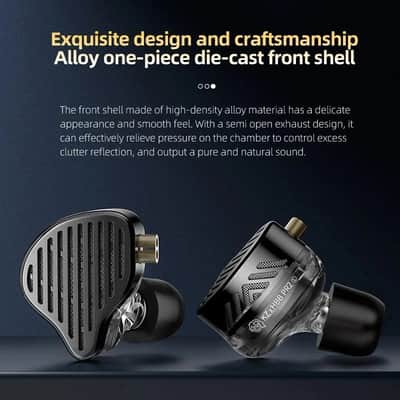 KZ X HBB PR2 flat Drive Dual Cavity Unit Headphones Music Headphones HiFi Bass Monitor Earbuds Sport Headset image 3