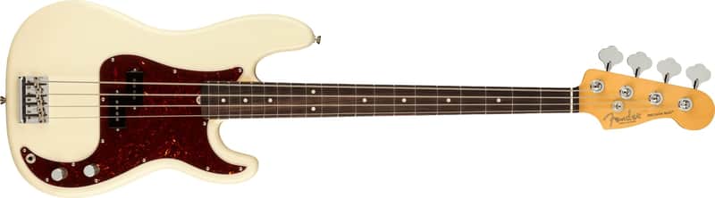 Fender American Professional II Precision Bass, Rosewood Fingerboard, Olympic White Weight 8lbs, 12.5ozs image 1