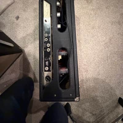 Fender Bandmaster 40-Watt 2-Channel 2x12" Piggyback Guitar Amp 1963 - 1967 - Black Panel image 4