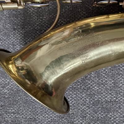 Buffet Crampon Cie Evette & Schaeffer 1927 - Vintage Lacquer Bari Sax Paris France Baritone Saxophone image 14