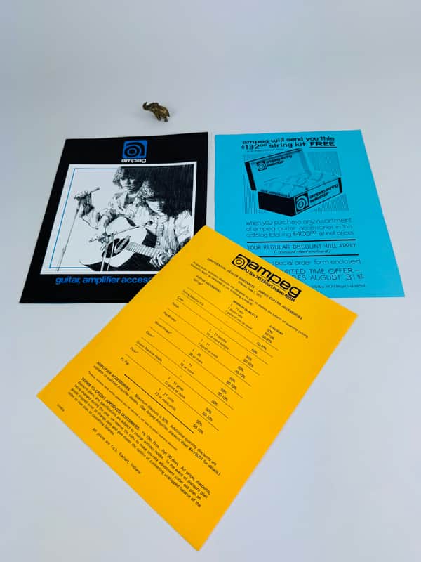 Ampeg Guitar & Amplifier Accessories Pack 1973 image 1