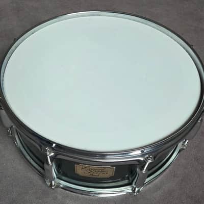Pearl Export Holzsnare 14x5 Anfang der 2000er Dunkel grün image 3