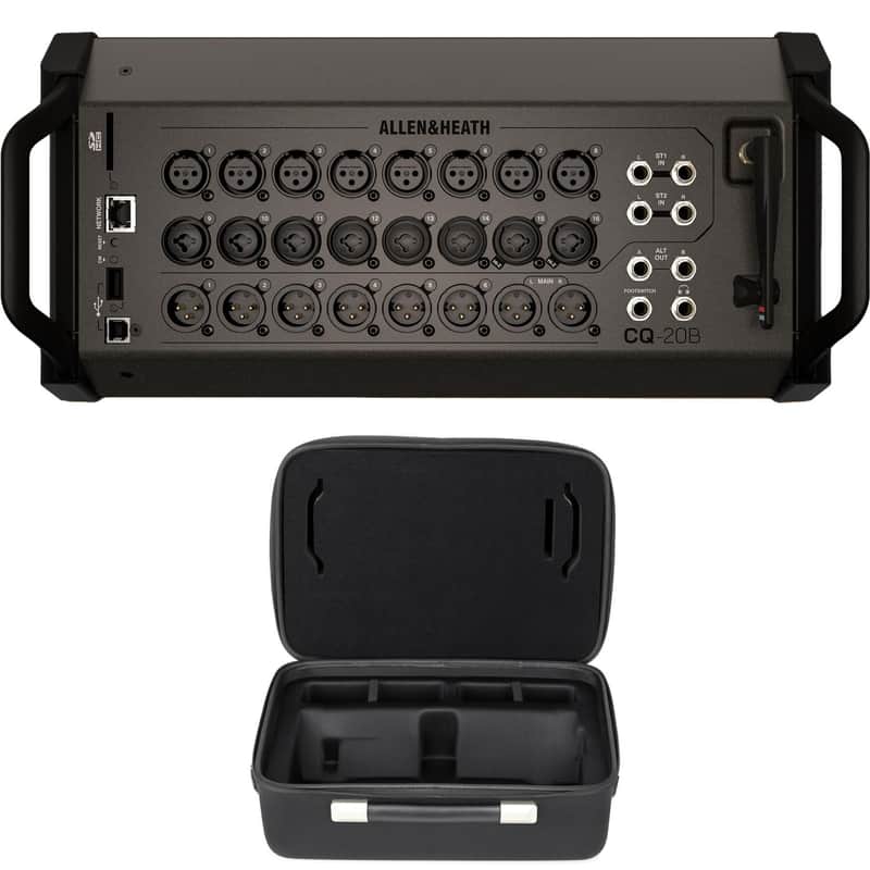 Allen & Heath CQ-20B 16-channel Rackmounted Digital Mixer with Padded Carry Bag image 1