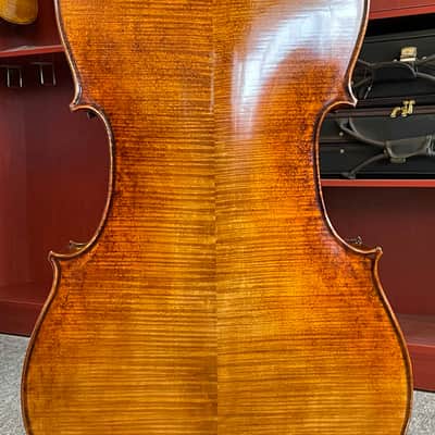 Exceptional Sounding Cello Master Wang's Own Work 200-y Old Spruce No. W8 image 4