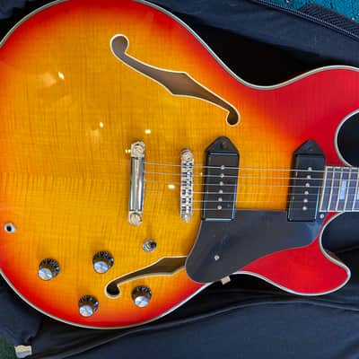 Sire Larry Carlton H7V - Cherry Sunburst includes case image 1
