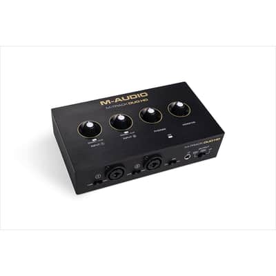 M-Audio M-Track DUO HD Audio Interface Producer Pack + Pop Blocker image 3