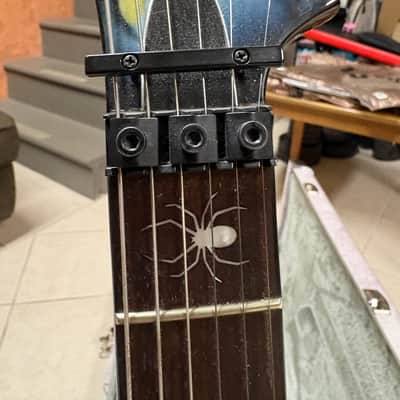 Used ESP LTD Kirk Hammett Signature White Zombie 2014 - Present - Black with Graphic image 4
