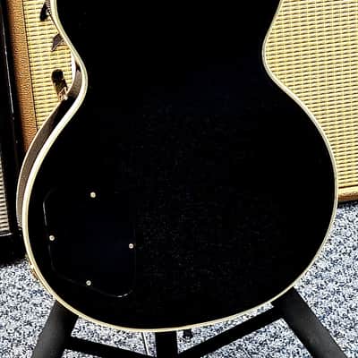 2022 Epiphone Les Paul Custom w/ Case & Bigsby! Ebony w/ Gold Hardware! VERY NICE!!! image 6