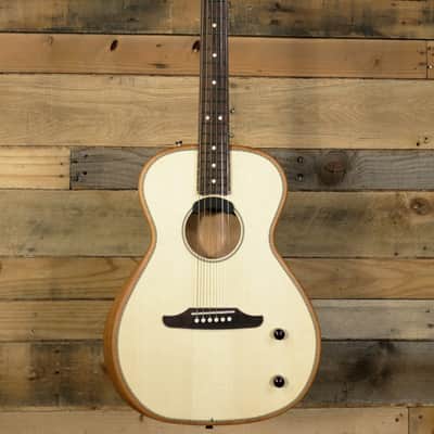 Fender Highway Series Parlor Acoustic/Electric Guitar Natural w/ Gigbag image 4