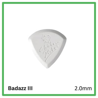 Chickenpicks Premium Guitar Picks –Badazz III 2.0mm, Thermoset polymer, Longer Lasting , Made in Netherlands, 1 Piece