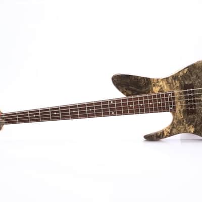 2000 Fodera Imperial Beezelite Buckeye Burl 5-String Bass Guitar Lefty #50662 image 5
